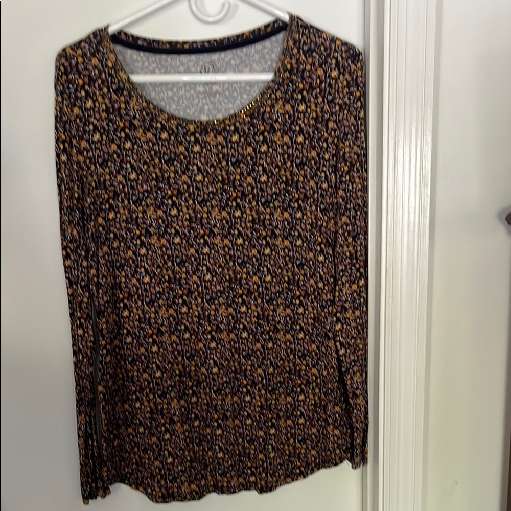 Multicolor Patterned Women's Top